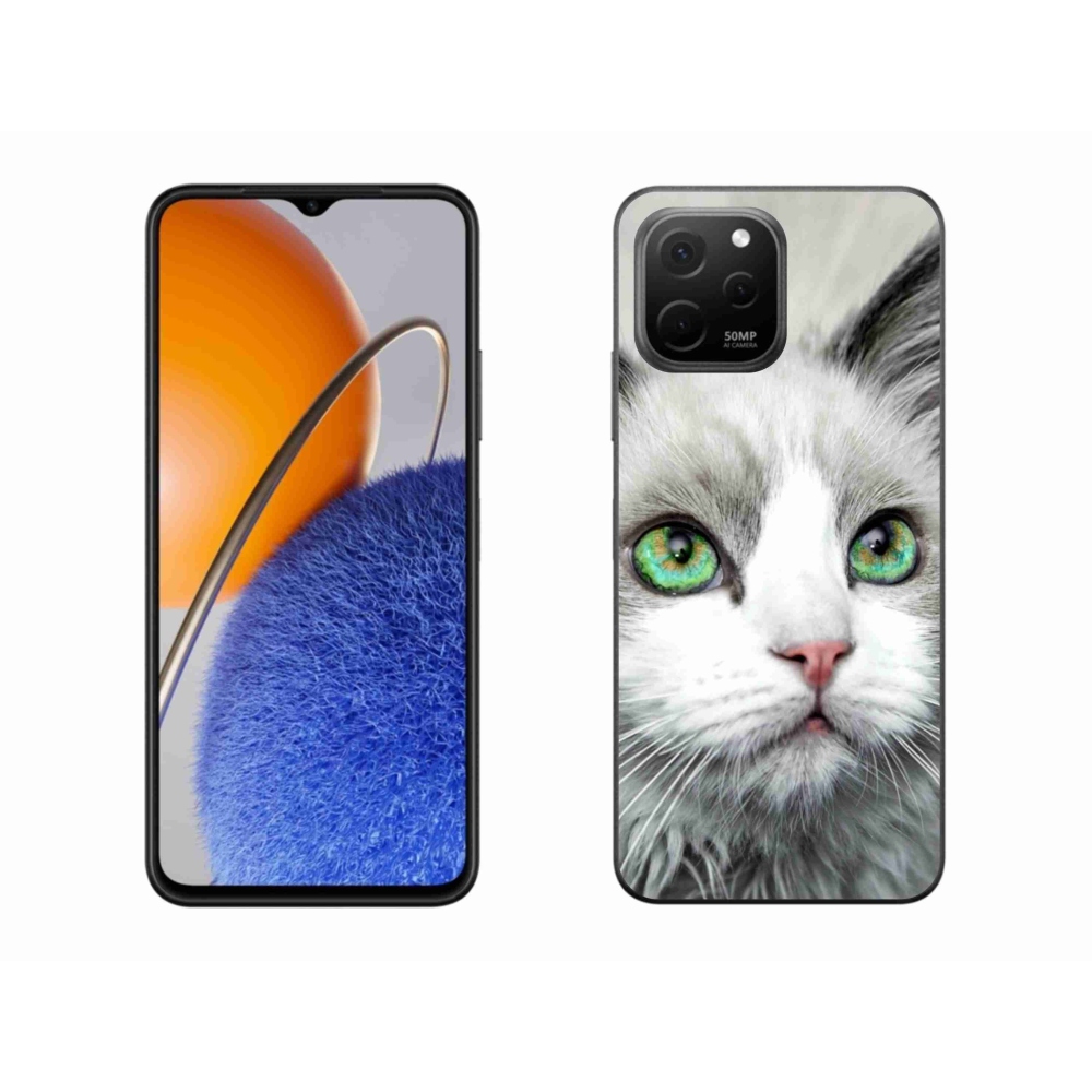 Gél borítás mmCase a Huawei Nova Y61 készülékhez - macskaszemmel nézet