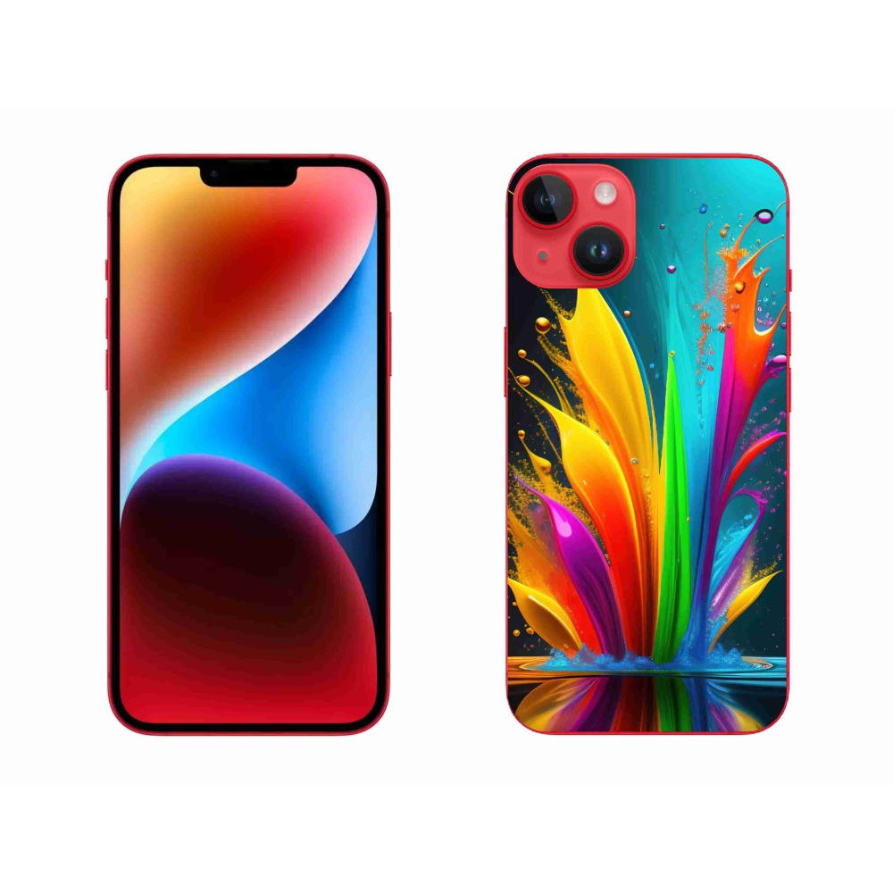 Zselés borítás mmCase iPhone 14 Plus készülékhez - absztrakt motívum 1