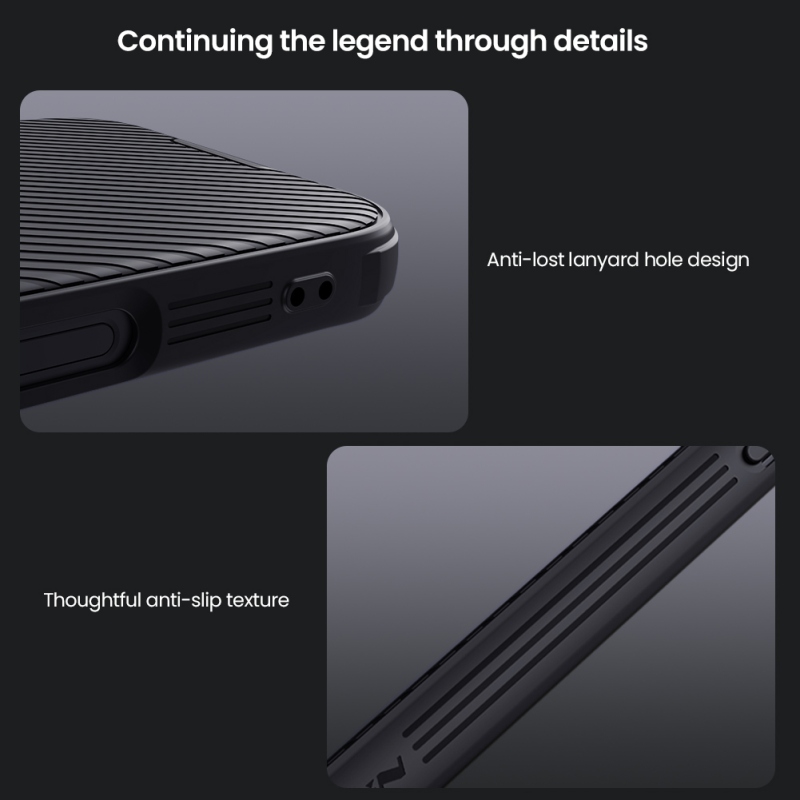 Nillkin CamShield PRO mágneses hátlap Apple iPhone 16 Pro Max készülékhez Sötétzöld