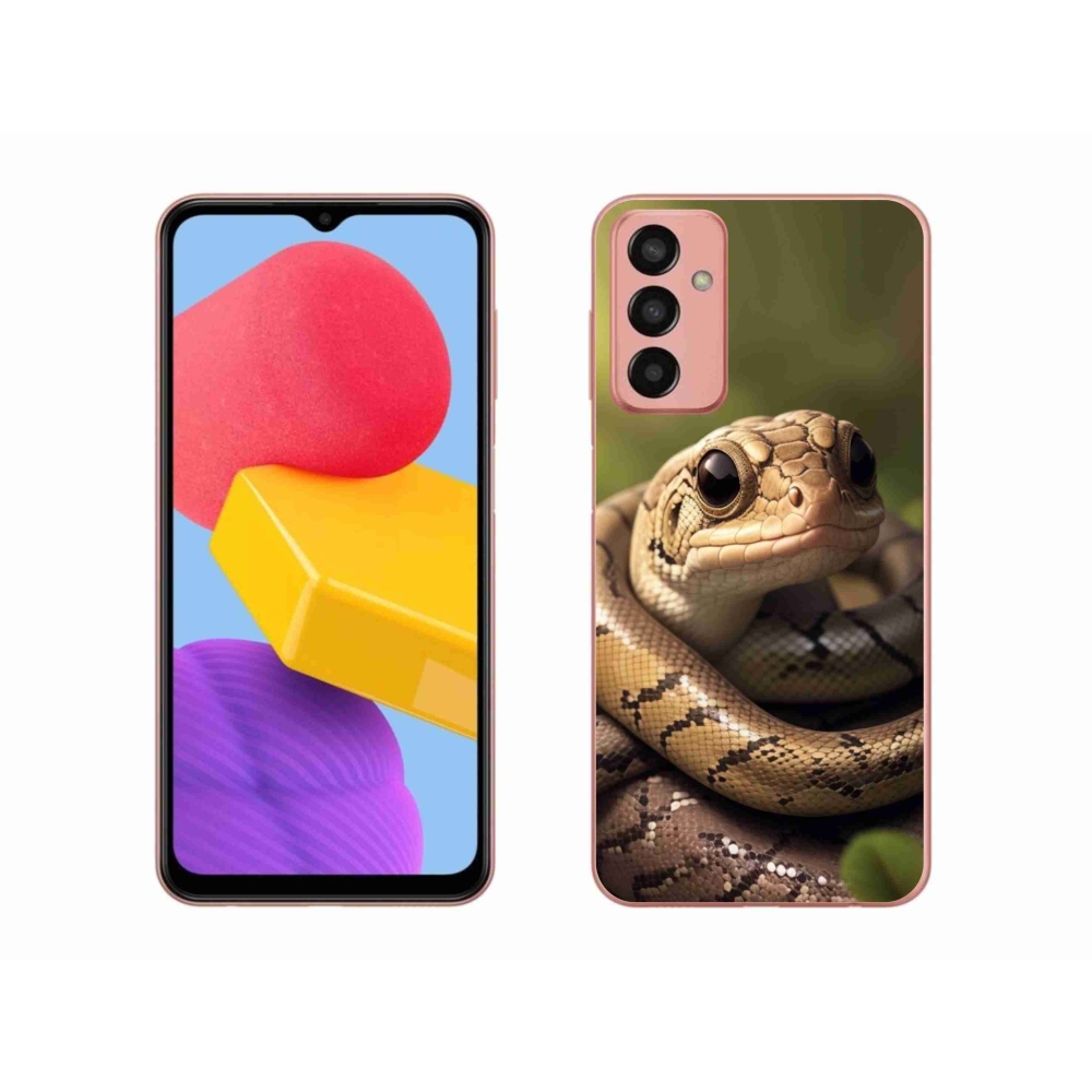Zselés borítás mmCase Samsung Galaxy M13 készülékhez - kígyó 1
