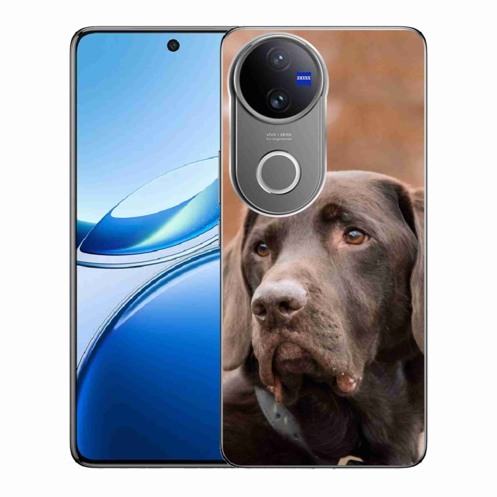 Zselés borítás mmCase a Vivo V50 5G készülékhez - barna labrador