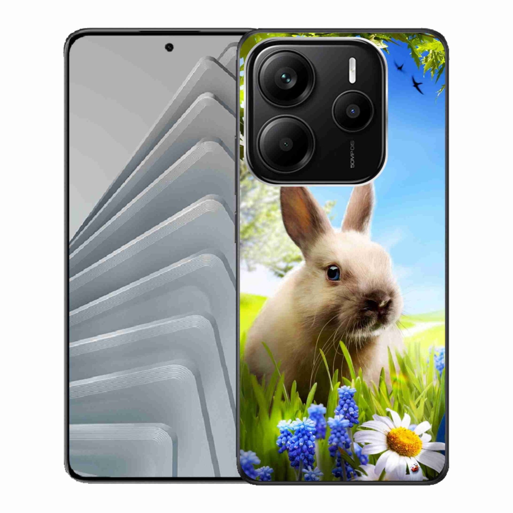 Gél borítás mmCase a Xiaomi Redmi Note 14 5G-hez - nyuszi