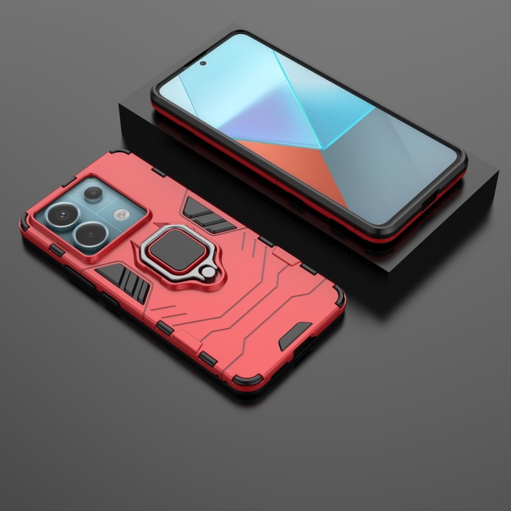 Guardy tartós borító a Xiaomi Redmi Note 13 Pro 5G/Poco X6 5G számára - piros