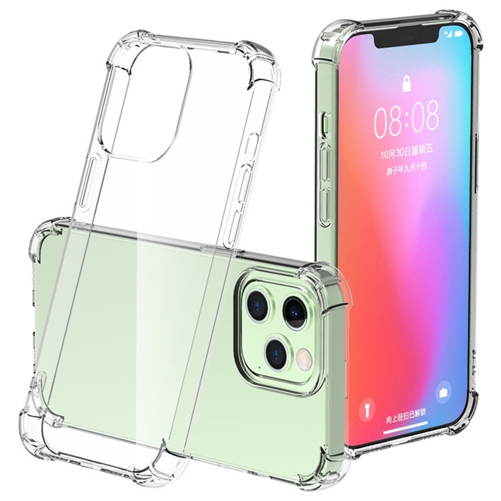 Átlátszó zselés tok megerősített sarkokkal Xiaomi 14T Pro számára - átlátszó