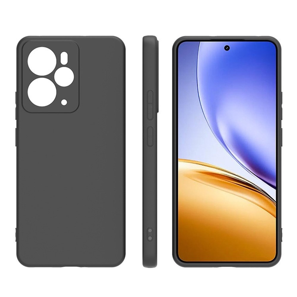 Matt zselés tok a Realme 14 5G készülékhez - fekete
