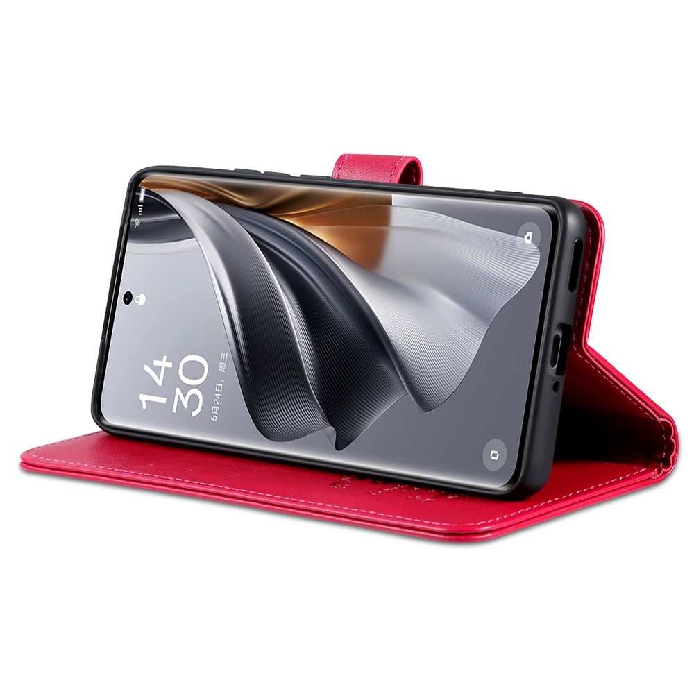 AZNS könyv tok a Vivo X200 Pro 5G-hez - piros színben
