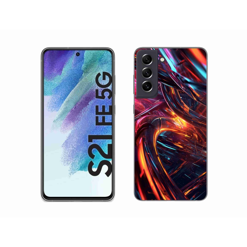 Zselés borítás mmCase Samsung Galaxy S21 FE 5G - absztrakt motívum 10