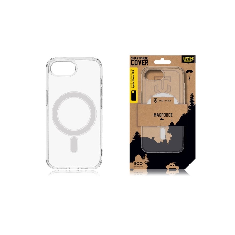 Taktikai MagForce borító Apple iPhone SE4 készülékhez Átlátszó