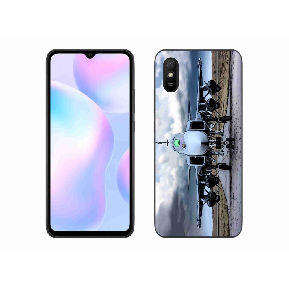 Gél borítás mmCase a Xiaomi Redmi 9A számára - katonai repülőgépek