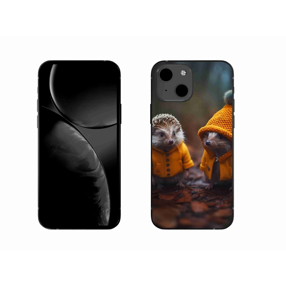 Zselés borítás mmCase iPhone 13 készülékhez - sündisznók