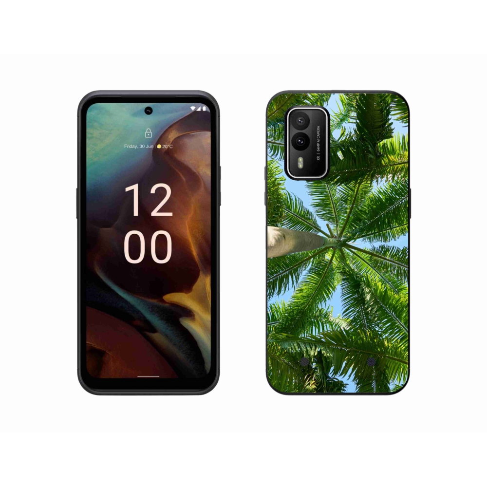 Zselés borítás mmCase a Nokia XR21 készülékhez - pálmafa