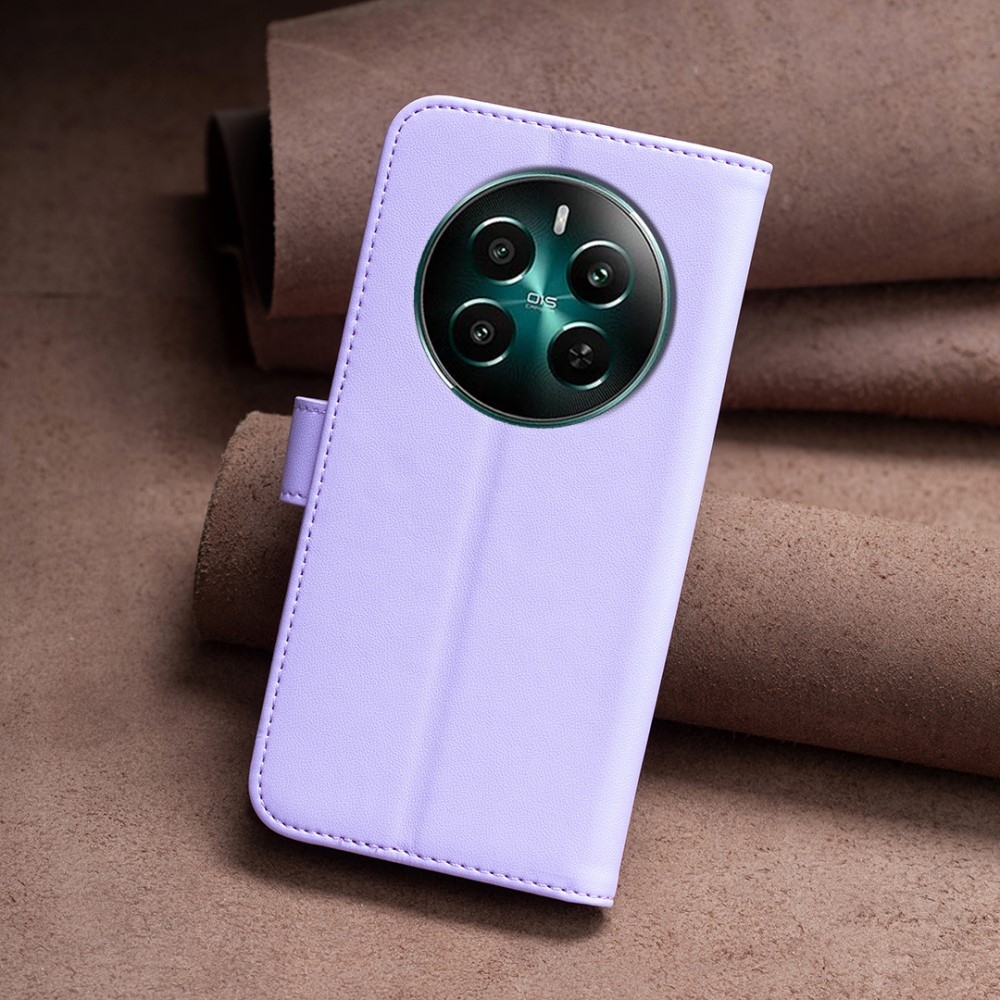 BNF könyvtáska a Realme 12+ 5G készülékhez - világos lila