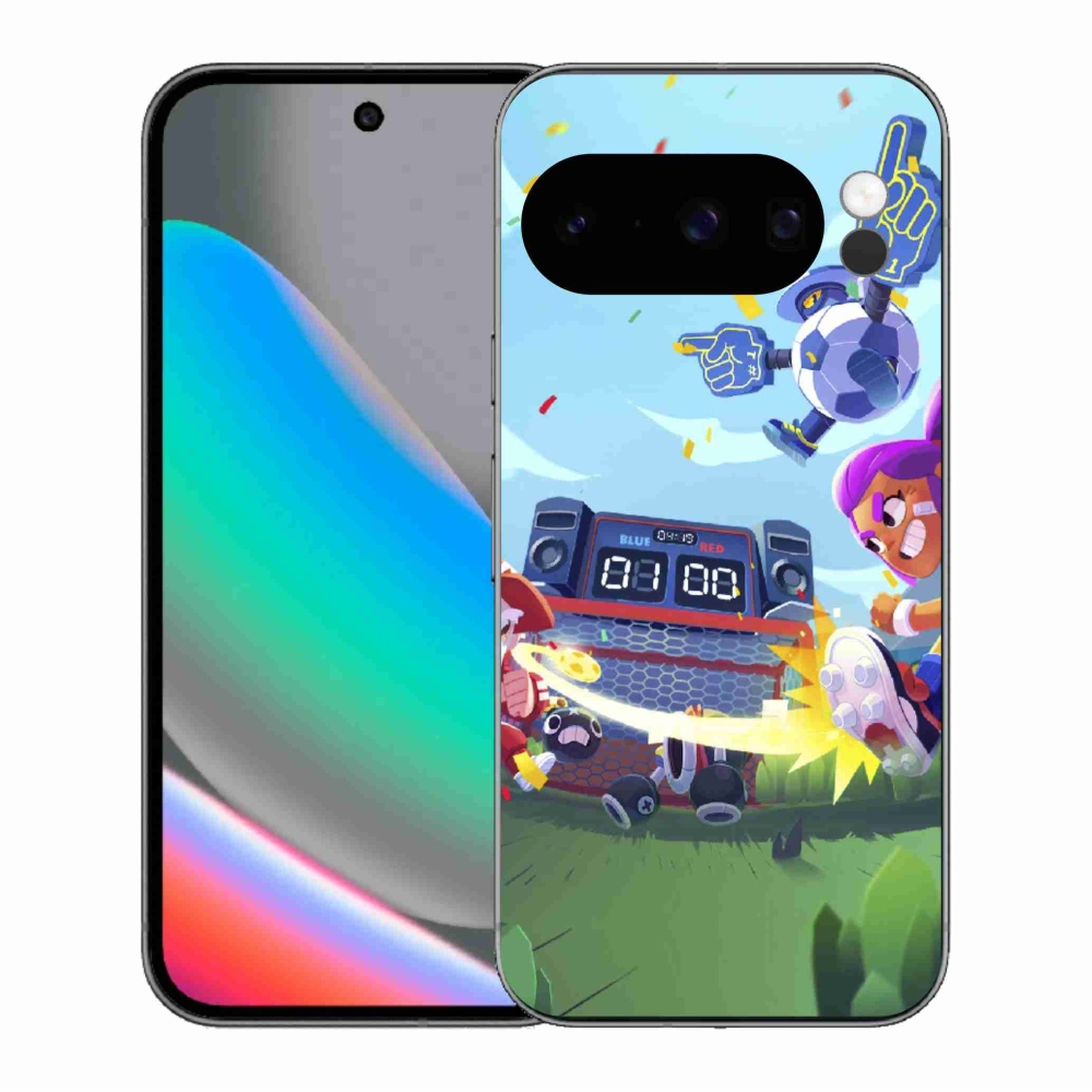 Zselés borítás mmCase a Google Pixel 10 Pro számára - verekedős csillagok 1