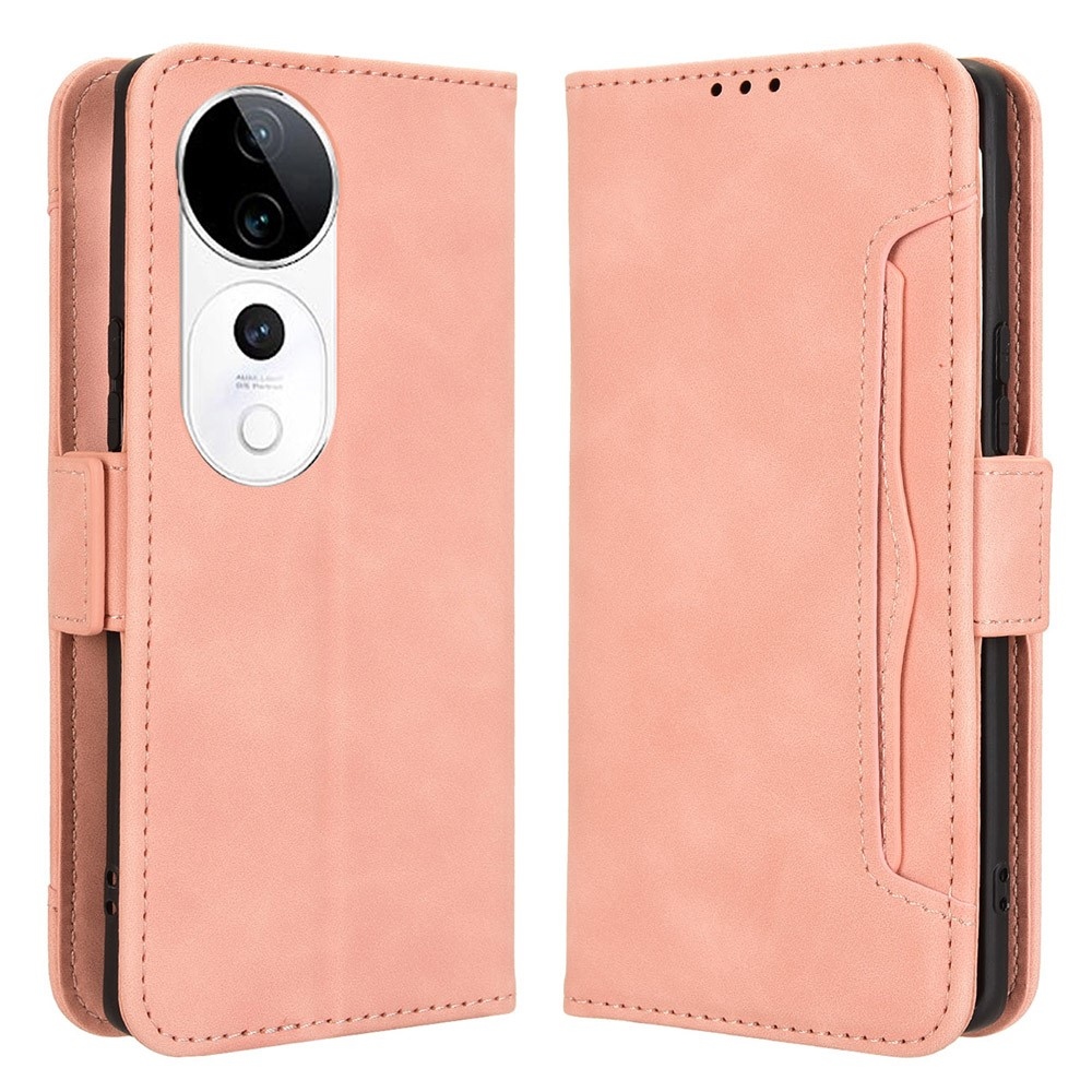 Több könyv tok a Vivo V40 5G-hez - rózsaszín