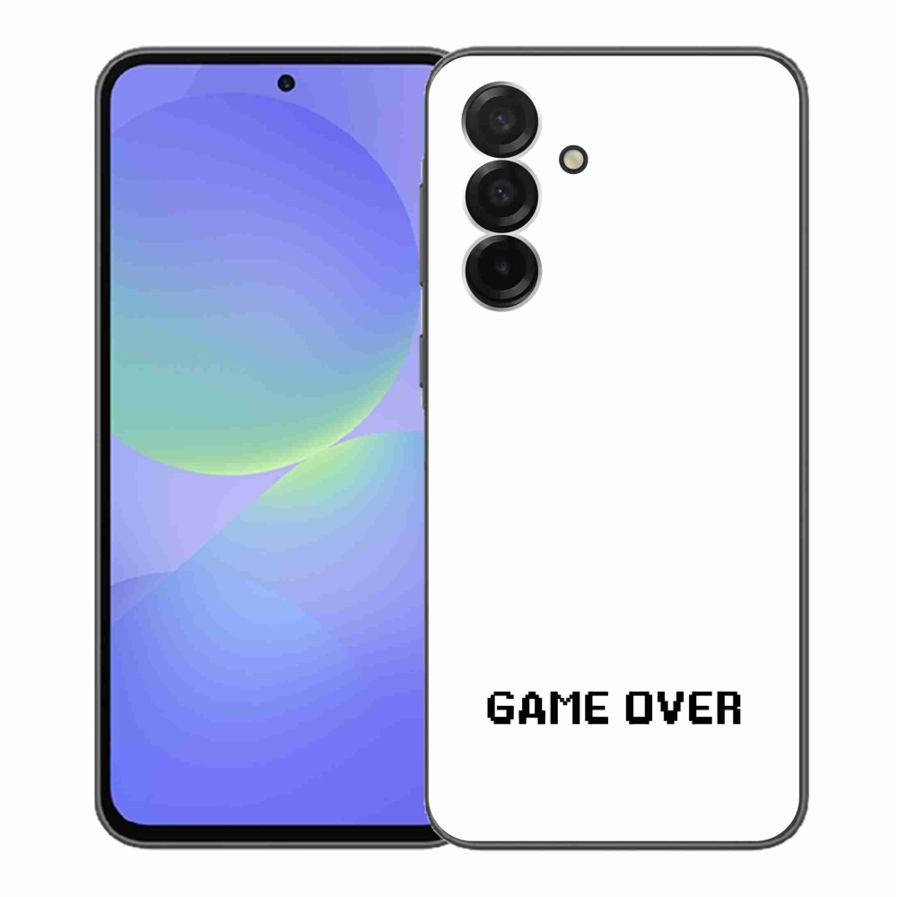 Gél borítás mmCase Samsung Galaxy A36 5G - játék fehér háttérrel