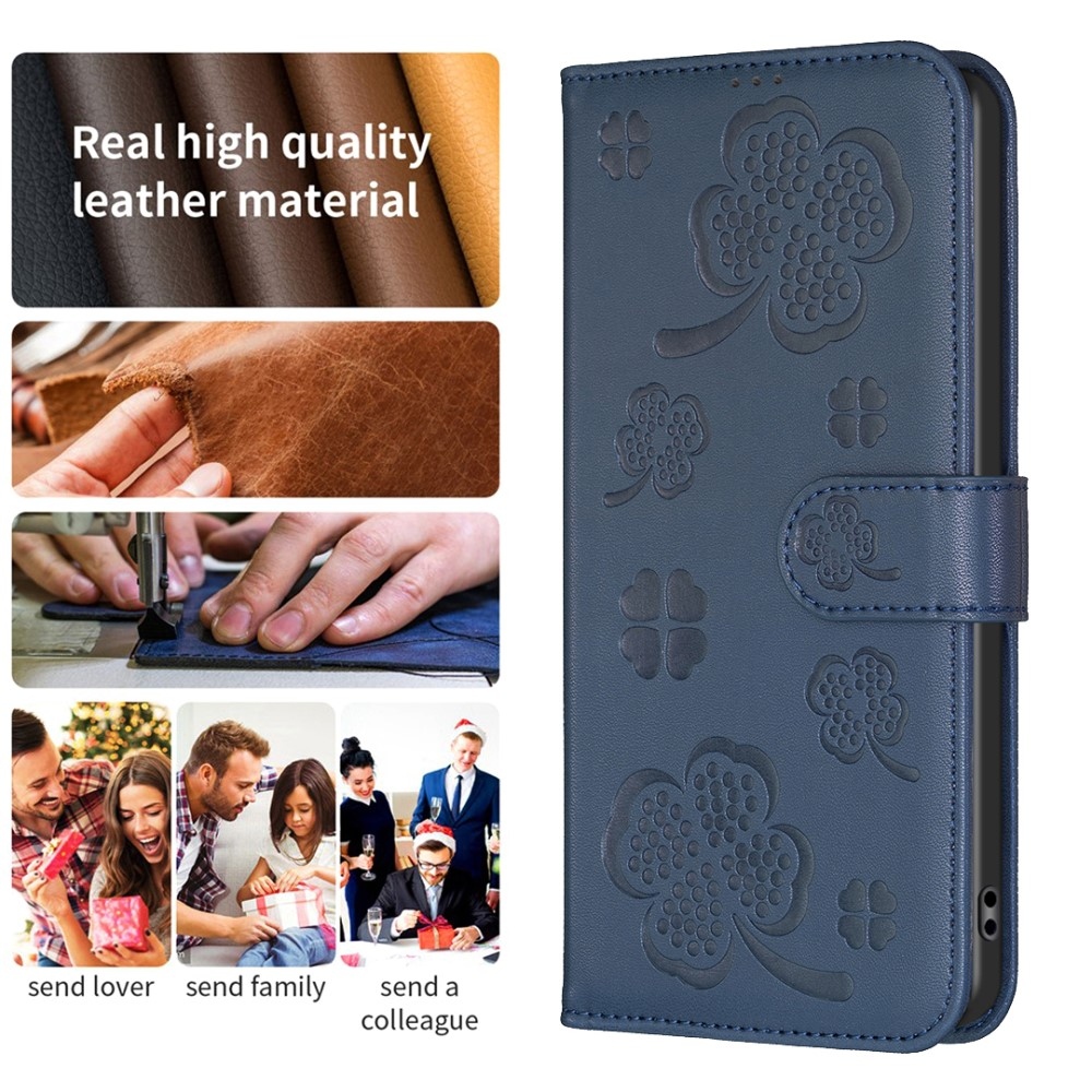 Clover book tok Xiaomi Redmi Note 14 Pro-hoz - kék