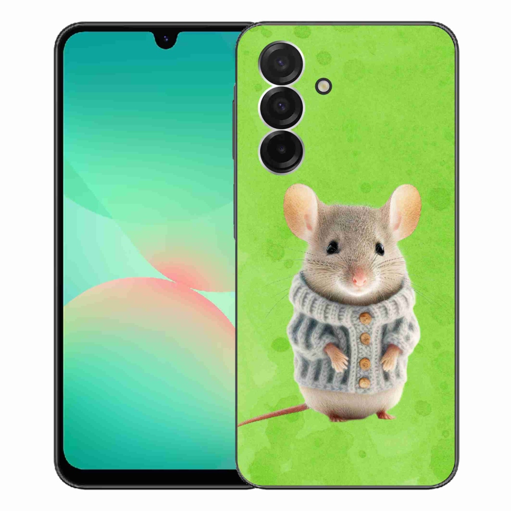 Zselés borítás mmCase Samsung Galaxy A26 5G - egér pulóverben