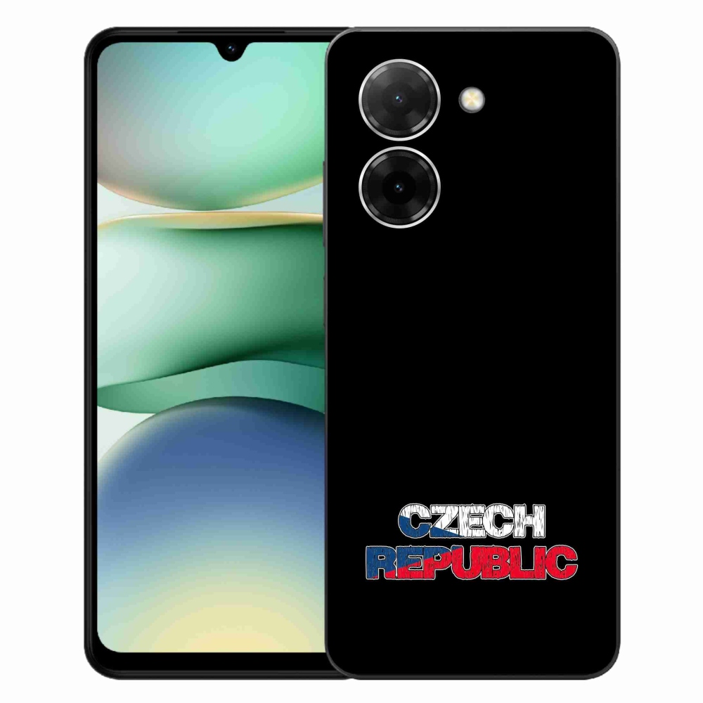 Gél borítás mmCase a Xiaomi Redmi A5 (171.7x77.8x8.3mm) - Csehország fekete háttérrel
