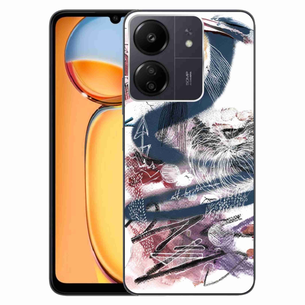 Gél borítás mmCase a Xiaomi Poco C65/Redmi 13C számára - absztrakt motívum 28