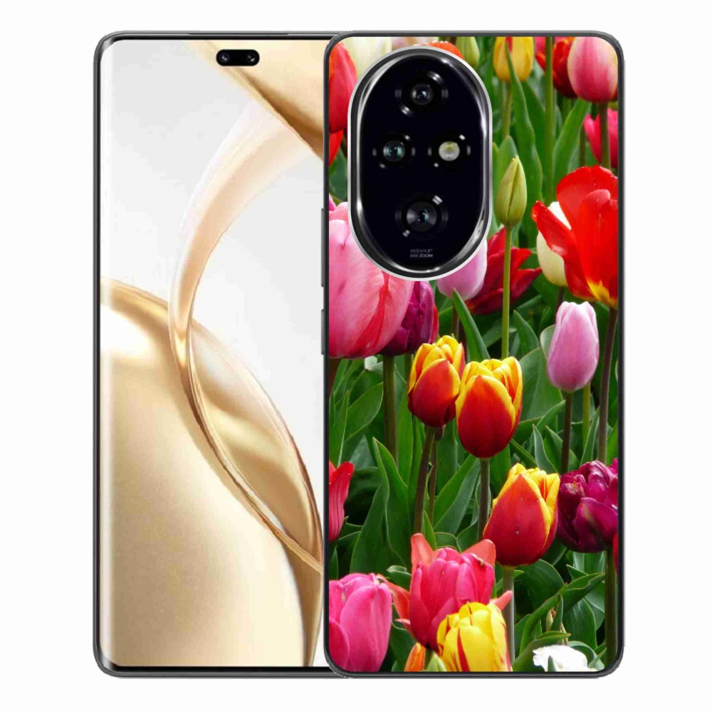 Zselés borítás mmCase a Honor 200 Pro 5G készülékhez - tulipánok