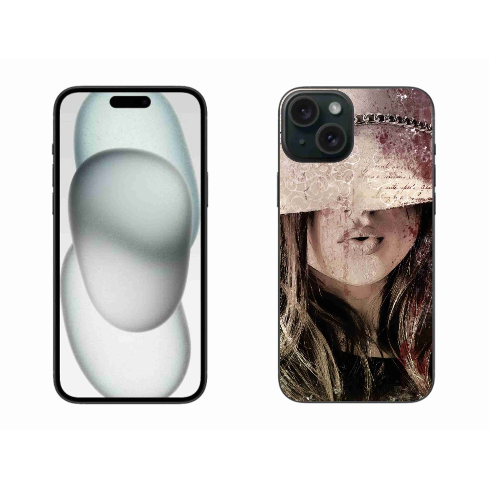 Gél védőburkolat mmCase iPhone 15 Plus készülékhez - lány