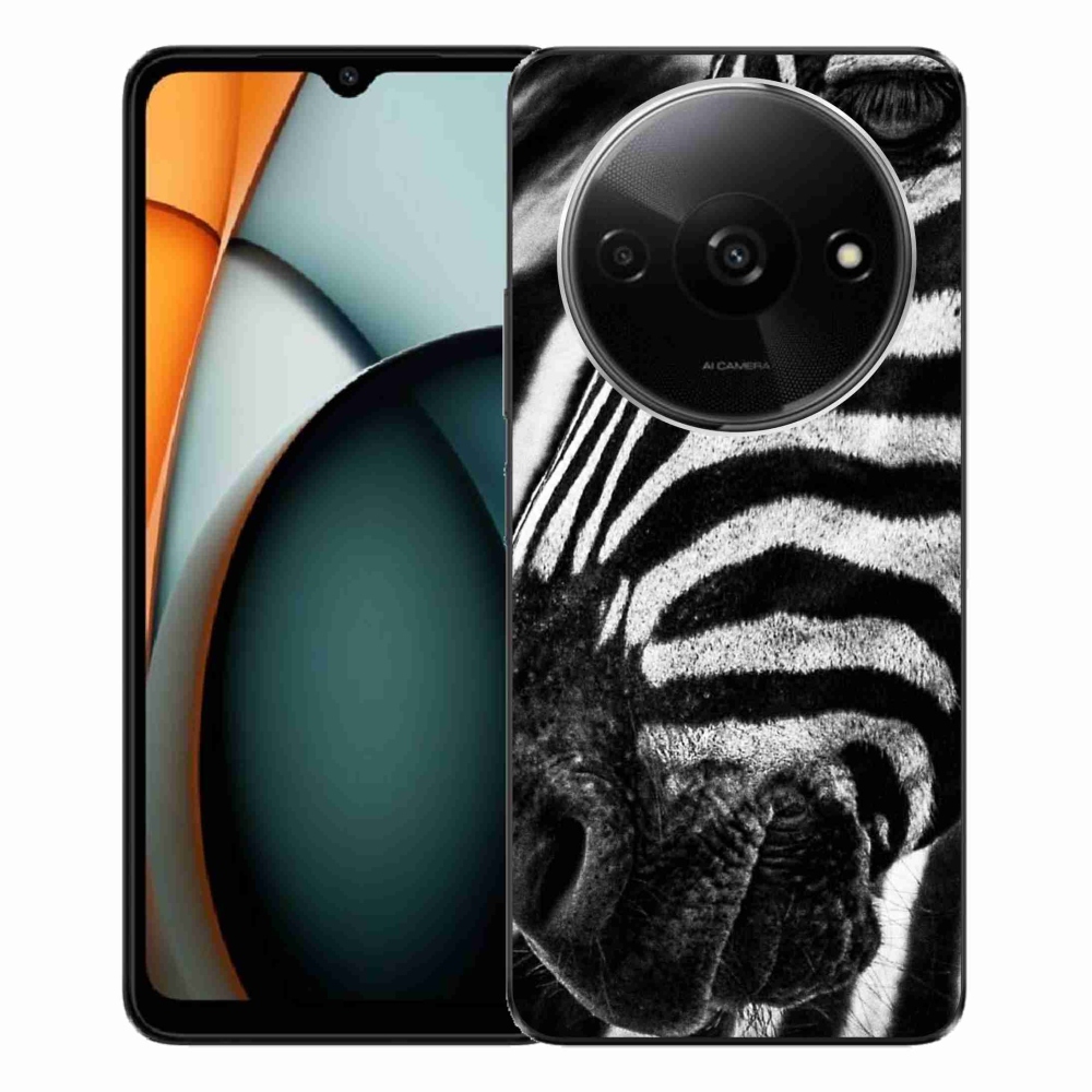 Gél borítás mmCase a Xiaomi Redmi A3-hoz - zebra