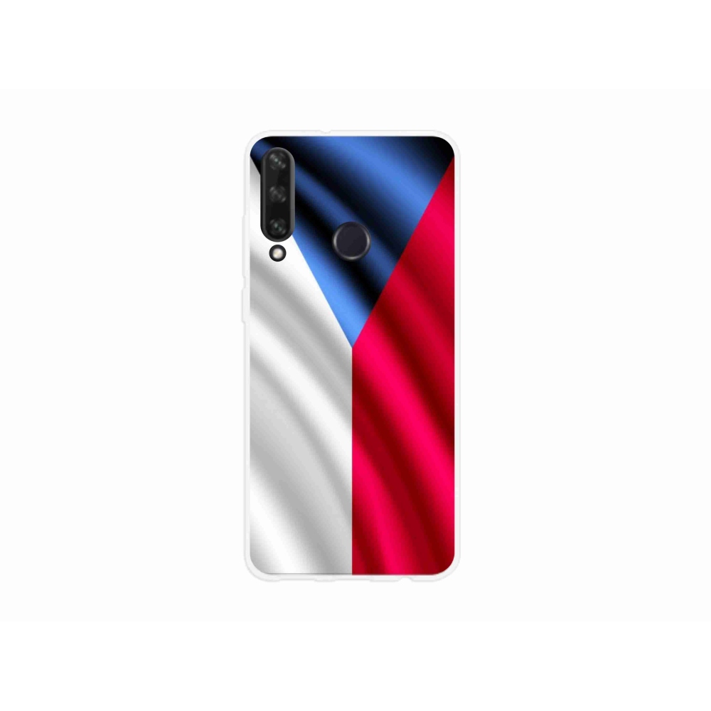 Gél borító mmCase mobil Huawei Y6p - cseh zászlóhoz
