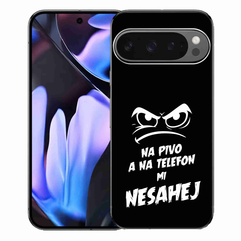 Gél borítás mmCase a Google Pixel 9 Pro XL-hez - sör motívum 2 fekete háttérrel