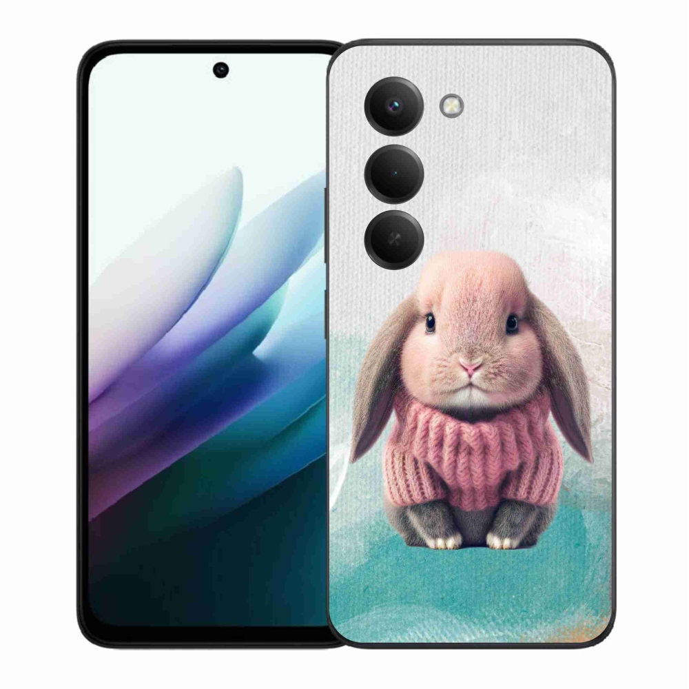 Gél borítás mmCase a Xiaomi Redmi 15 4G/5G (171mm) - nyúl pulóverben