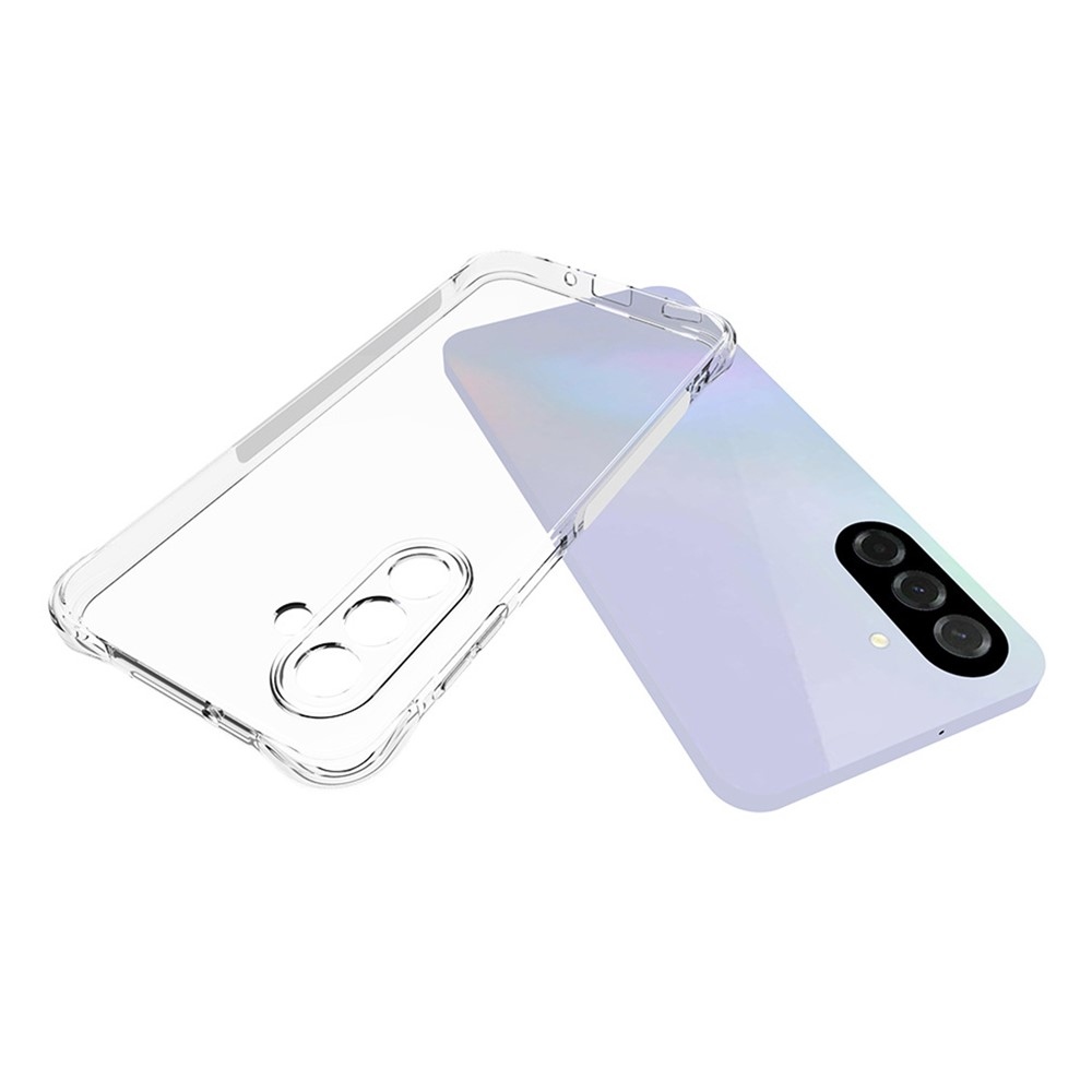 Átlátszó zselés tok Samsung Galaxy A17 5G készülékhez, megerősített sarkokkal