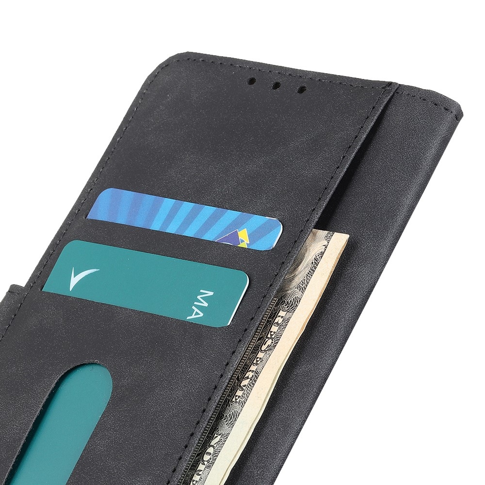 KHAZ könyv tok Xiaomi Redmi Note 14-hez - fekete