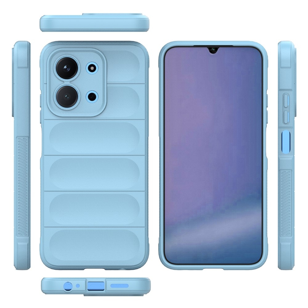 Rugg tartós zselés tok Xiaomi Redmi 15C 4G (171mm)/Poco C85 4G (171mm) - világoskék színben