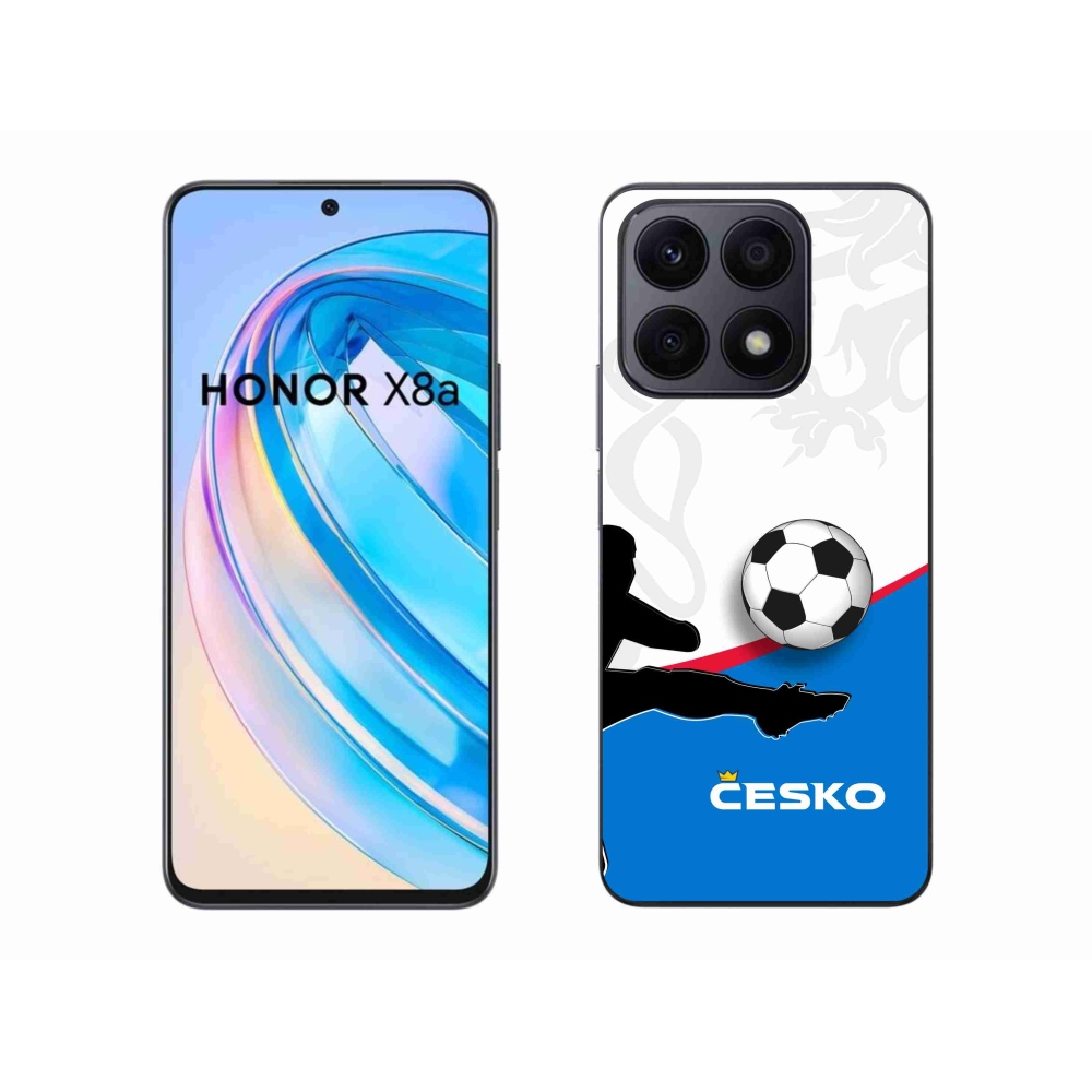 Gél borítás mmCase a Honor X8a számára - futball Csehország 3