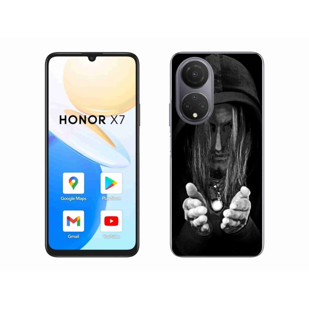Gél borító mmCase a Honor X7-hez - titokzatos személy