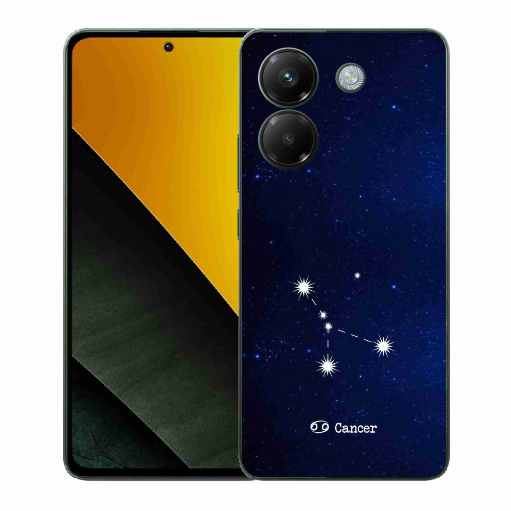 Gél borítás mmCase a Xiaomi Poco M7 Pro 5G számára - csillagkép Rák