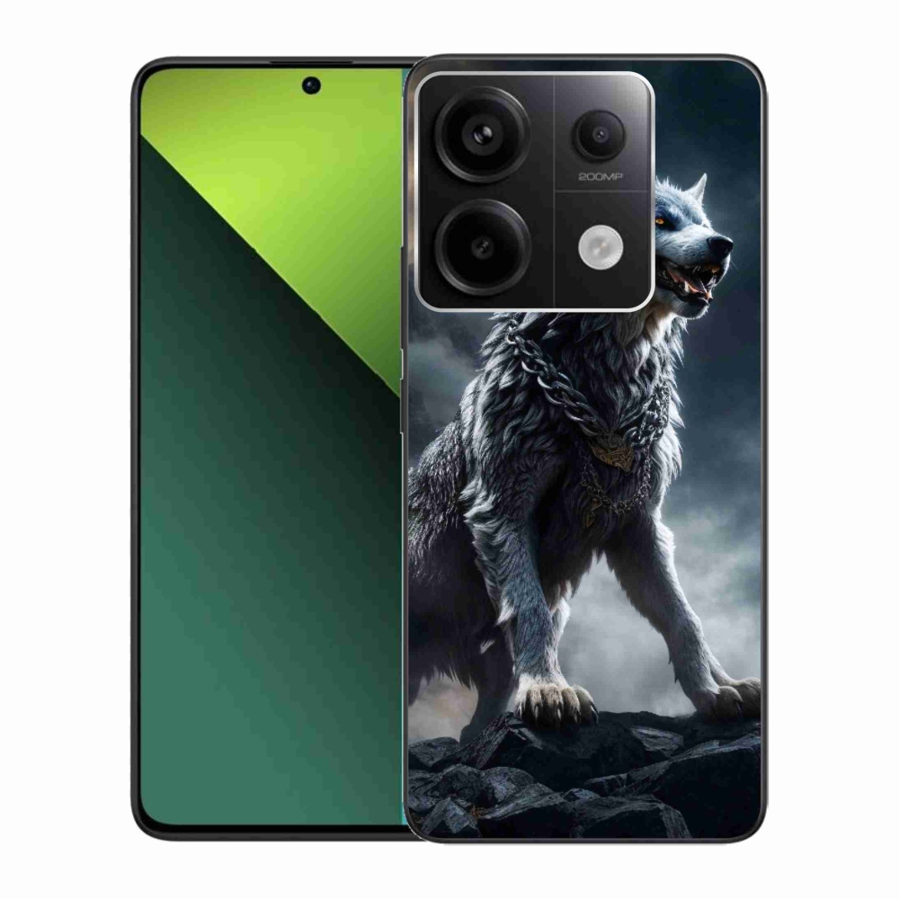 Gél borítás mmCase a Xiaomi Redmi Note 13 Pro 5G/Poco X6 5G számára - farkas 1