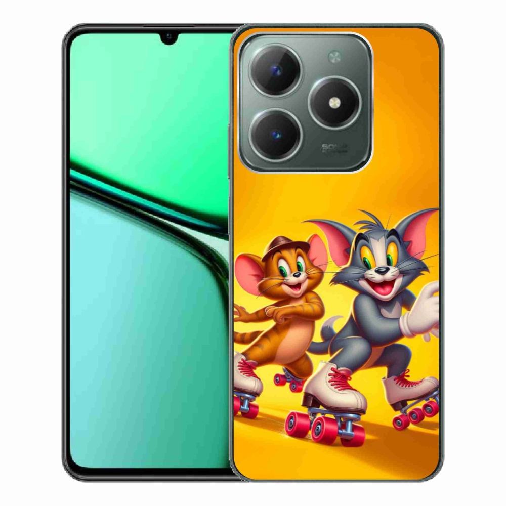 Zselés borítás mmCase a Realme C61 készülékhez - tom and jerry