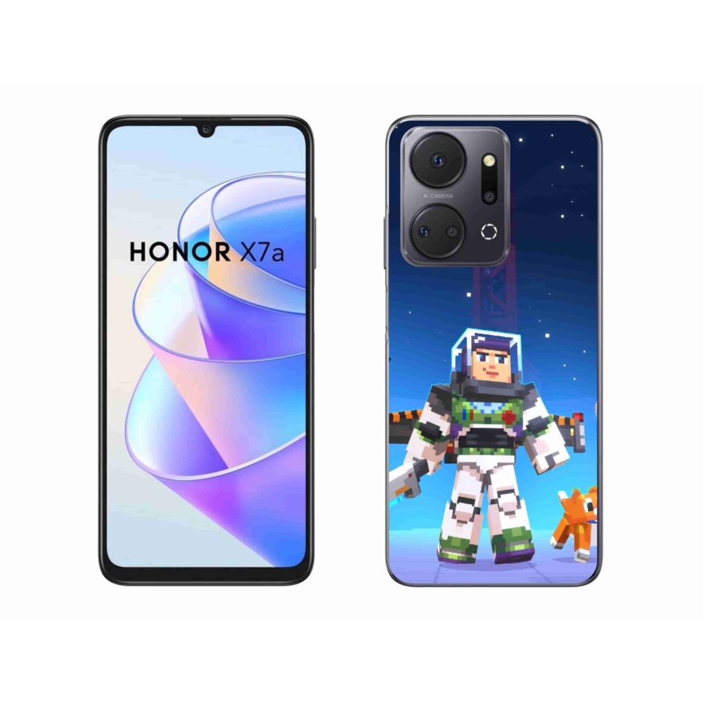 Gél borítás mmCase a Honor X7a számára - minecraft 2