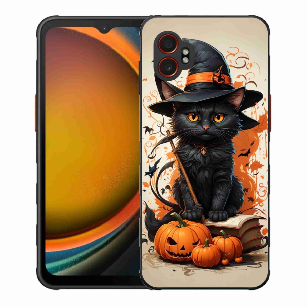 Zselés borítás mmCase Samsung Galaxy Xcover 7 Pro - macska varázsló számára