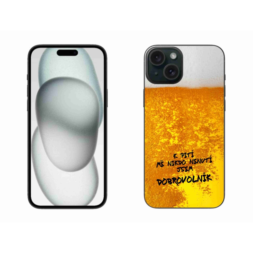 Gél borítás mmCase iPhone 15 Plus készülékhez - sör motívum 4