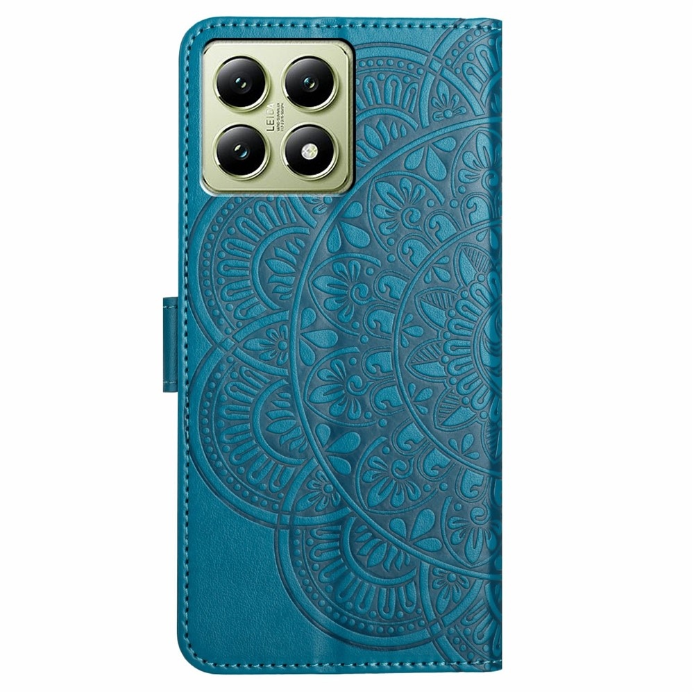 Mandala könyv tok a Xiaomi 15T Pro-hoz - kék