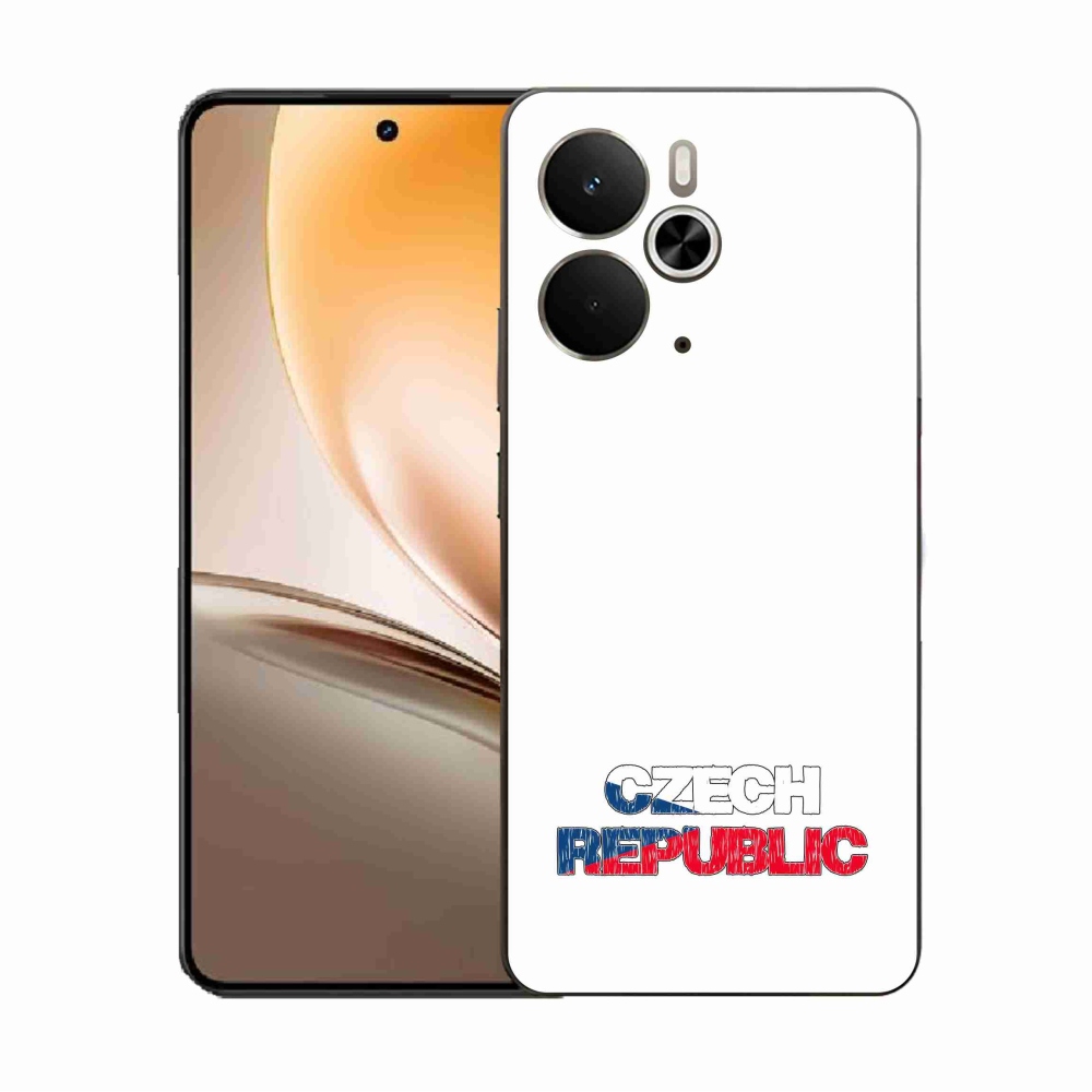 Gél borító mmCase a Realme 14 5G készülékhez - Csehország fehér háttér
