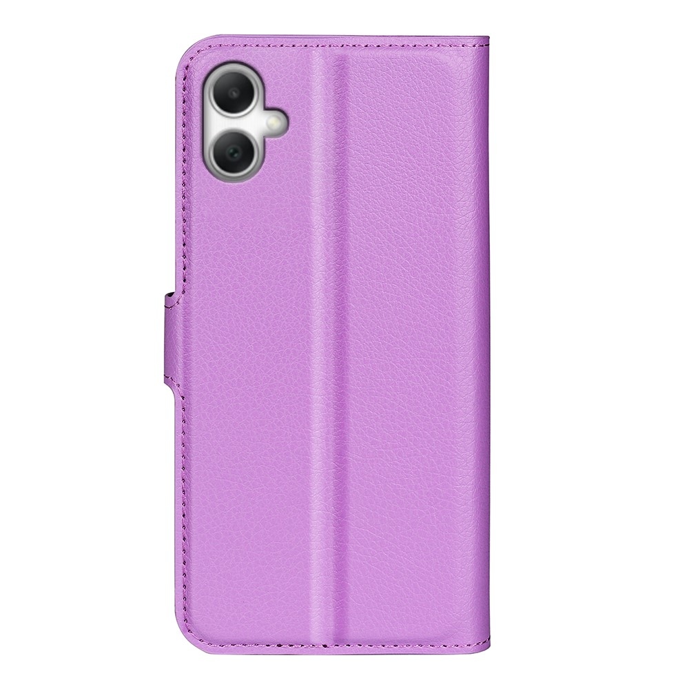 Litchi könyv tok Samsung Galaxy A07 4G-hez - lila
