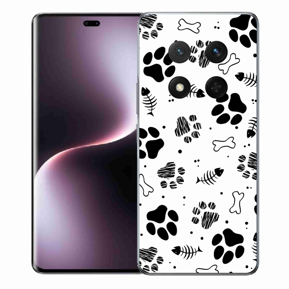 Gél borítás mmCase a Honor Magic 7 Lite 5G számára - kutyamancsok 1