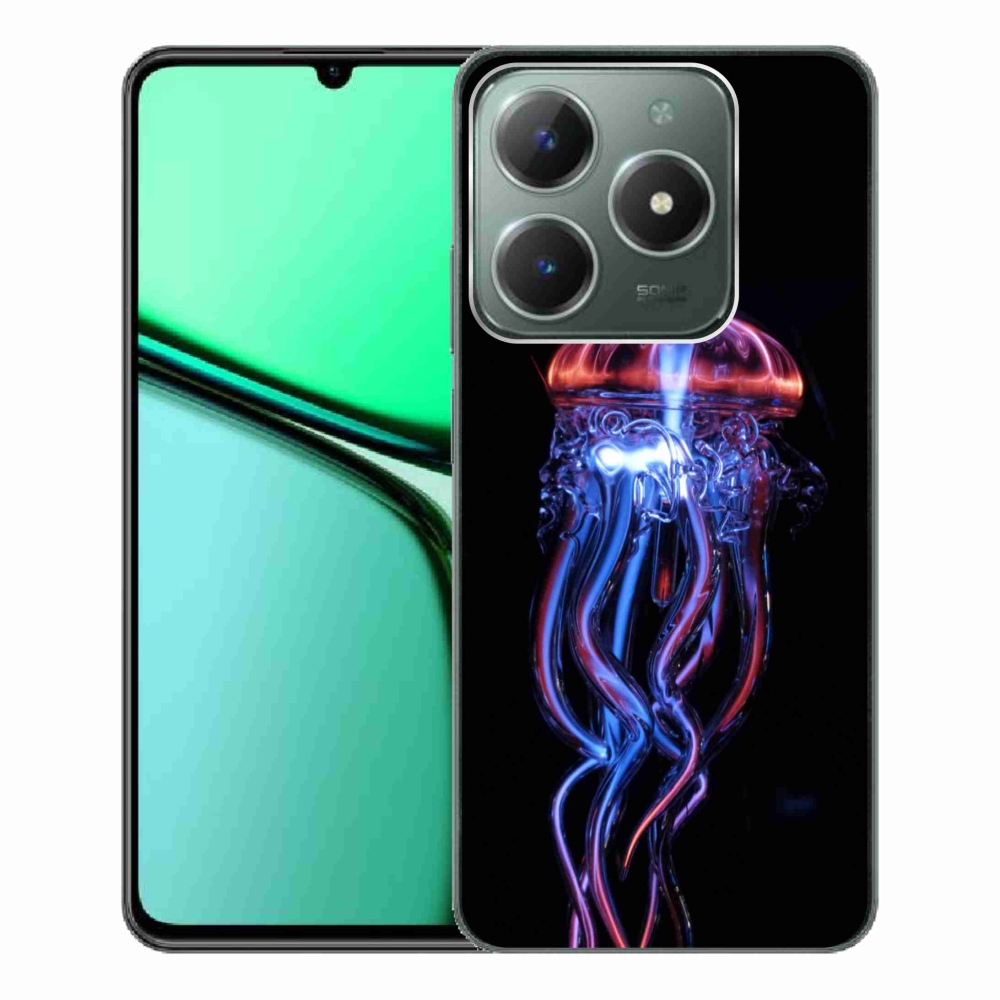 Zselés borító mmCase a Realme C61 készülékhez - medúza