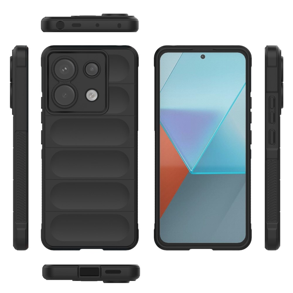 Rugg tartós zselés tok Xiaomi Redmi Note 13 Pro 5G/Poco X6 5G - fekete