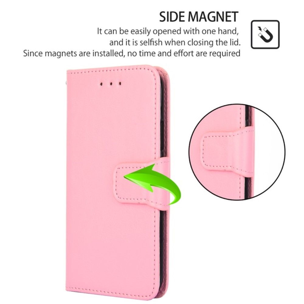 Könyvtáska tok Huawei Nova 12i - rózsaszín