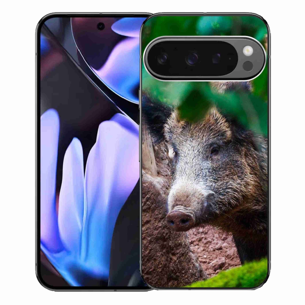Zselés borítás mmCase a Google Pixel 9 Pro XL-hez - vaddisznó