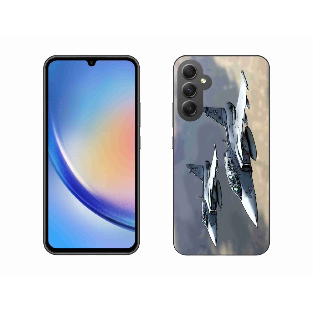 Gél borítás mmCase Samsung Galaxy A34 5G - vadászrepülők számára