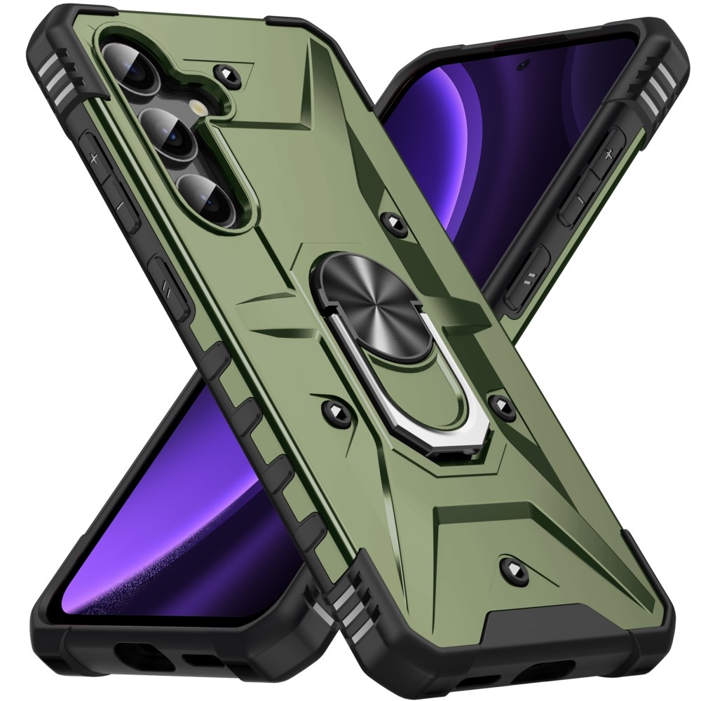 Cseppálló borítás Samsung Galaxy A26 5G készülékhez - sötétzöld